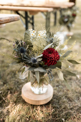 joli bouquet, cérémonie laïque de mariage, mariage bohème, mariage dans le Nord-Pas-de-Calais